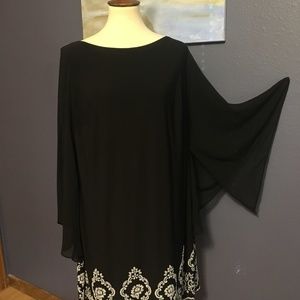 Stunning, beaded black dress 14W